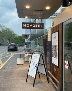 Outside view of Novotel Zurich City West