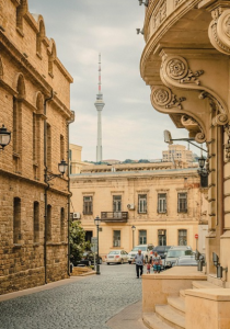 Baku street scene