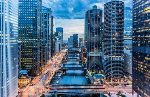 Chicago with kids skyline